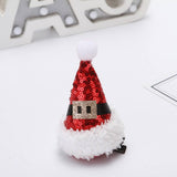 CHRISTMAS DECORATIONS SMALL HAT CHILDRENS HAIRPIN_CWAHA3399