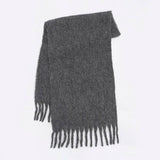 GRADIENT LOOP YARN TASSEL SCARF FOR WINTER_CWASC2354