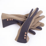 Autumn And Winter Warm Color Matching Gloves_Cwmm1544