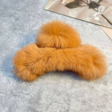 REX RABBIT FUR CLAWS ELEGANT MIXED COLOR CLIPS_CWASC1591