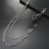 FASHIONABLE COWHIDE BRAIDED TASSEL PANTS CHAIN_CWMM4877