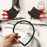CUTE HALLOWEEN HEADBAND WITH SPIDER GHOST_CWAJE05367
