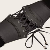 Vintage Elastic Elastic Girdle Wide Belt_Cwabe0304