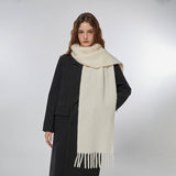 SOFT WOOL SPUN SCARF COZY WINTER NECK WARMER_CWASC2317