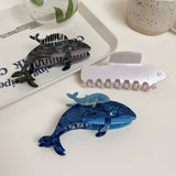 OCEAN ANIMAL ACETATE CLAW CLIP SHARK WHALE_CWAHA5703