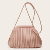 SIMPLE PLEATED SHOULDER CLOUD BAG_CWAB2646