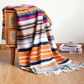 KNITTED STRIPED LIGHTWEIGHT SOFA BLANKET_CWMM0214