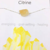 NATURAL CRYSTAL PENDANT NECKLACE WITH CARD_CWAJE1052