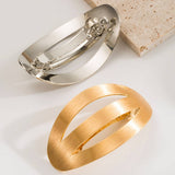 GLOSSY GEOMETRIC METAL SPRING HAIR CLAW CLIP_CWAHA6197