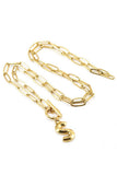 Initials Pendant Trendy Lariat Necklace_Cwaje237