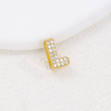 Tiny Zirconia Pendant 26 Letters Necklace_Cwmm5863