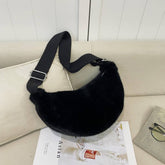Winter Light Casual Versatile Shoulder Plush Bag_Cwab3920