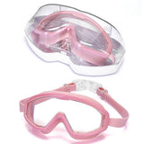 KIDS SWIM GOGGLES ANTI FOG LARGE FRAME FLAT LENS_CWASG1046