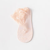 THIN SHORT SOCKS FOR SUMMER MESH LACE SOCKS_CWMS0507