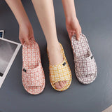 THICK COTTON INDOOR SLIPPERS WITH FABRIC SOLE_CWSHF0173