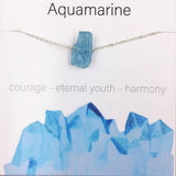 NATURAL CRYSTAL PENDANT NECKLACE WITH CARD_CWAJE1052