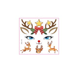 KIDS CHRISTMAS UNICORN PANDA FACE TATTOOS_CWMM8256