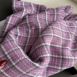 Vintage Plaid Winter Cashmere Feel Tassel Scarf_Cwasc03259