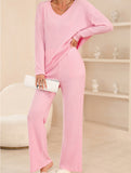 Casual knitted leisure suit for self-improvement