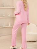 Casual knitted leisure suit for self-improvement