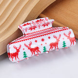 CHRISTMAS ACETATE HAIR CLAW CUTE FESTIVE STYLE_CWAHA0323