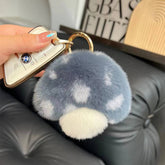 CUTE LITTLE MUSHROOM CAR KEYCHAIN BAG PENDANT_CWMM2533