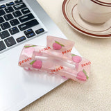 IRIDESCENT FRUIT HAIR CLAW SWEET CANDY COLOR CLIP_CWAHA1577