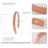 ACETATE CHECKERBOARD HEADBAND HAIRPIN_CWAHA4382