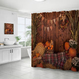HARVEST PUMPKIN SERIES SHOWER CURTAIN_CWMM1802
