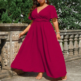 V-Neck Sleeveless Summer Beach Dress_Cwdmd6048