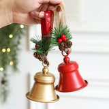 METAL IRON CHRISTMAS BELL HANGING DOOR WALL DECOR_CWMM9782