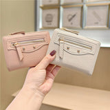 Minimalist Zip Wallet With Studded Details_Cwab06234