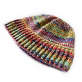 2 6 YEARS OLD KNITTED HAT MIXED COLOR BUCKET HAT_CWAH2048