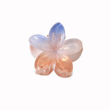 CANDY COLOR PLUMERIA HAIR CLAW SWEET FLORAL CLIP_CWMM4985