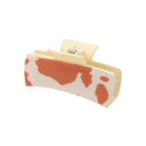 Western Cowgrain Leather Hair Clip Grab Clip_Cwaha0590