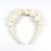 SIMPLE PLEATED SOLID COLOR HEADBAND_CWAHA0976
