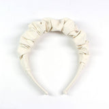 SIMPLE PLEATED SOLID COLOR HEADBAND_CWAHA0976