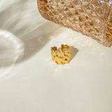 TEMPERAMENT IRREGULAR WIDE OPEN RING_CWAJE1782