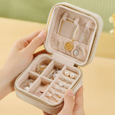 DOUBLE LAYER VELVET JEWELRY BOX STORAGE_CWMM1687