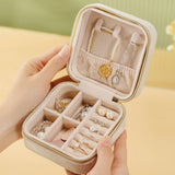 DOUBLE LAYER VELVET JEWELRY BOX STORAGE_CWMM1687