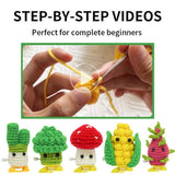 HANDMADE DIY TOY ORNAMENTS CROCHET MATERIAL KIT_CWMM0827