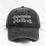 Stylish Soft Brim Baseball Cap With Letter_Cwah04608