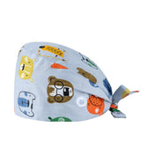 COTTON NURSE CAP PRINTED SURGICAL CAP WORK CAPA_CWAH3371