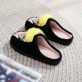 CREATIVE YELLOW HAIR FUN COTTON SLIPPERS_CWSHS0862