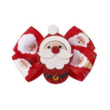 GLITTER REINDEER BOW HAIR CLIP FOR GIRLS_CWAHA6696
