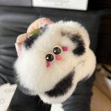 CUTE CALF CAR KEYCHAIN BAG PLUSH PENDANT GIFT_CWMM2526