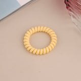 Cwaha1379_Simple Frosted Phone Cord Hair Tie