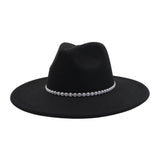 HEART TOP WIDE BRIM WOOL BLEND FEDORA HAT FOR ALL_CWAH04389