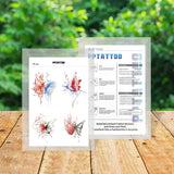 DOPAMINE CAT FIREWORK TATTOO STICKERS WATERPROOF_CWMM8338