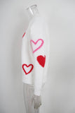 Valentines Day Little Hearts Jacquard Sweater